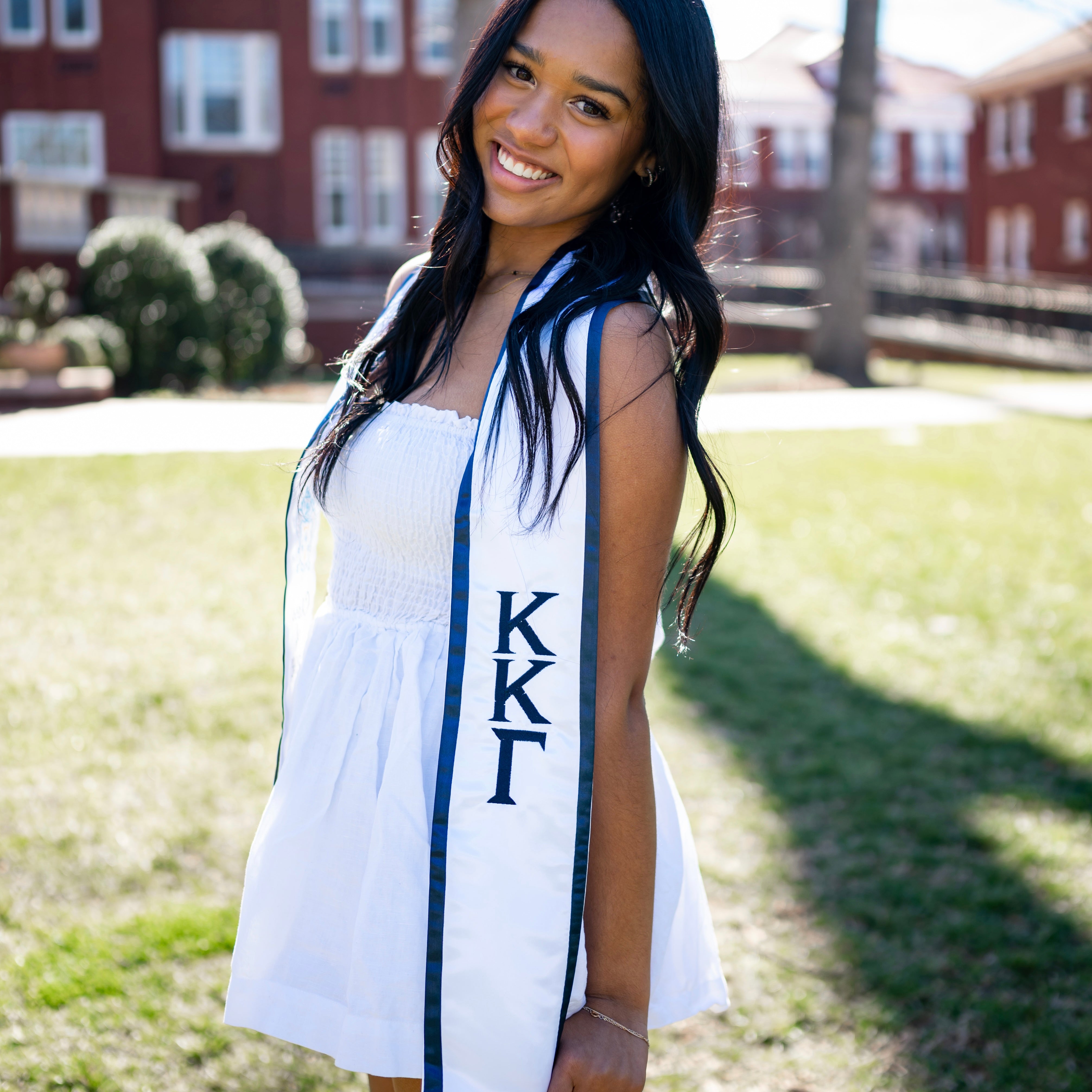 Kappa Kappa Crest Sorority Graduation Stole | Letter Co.