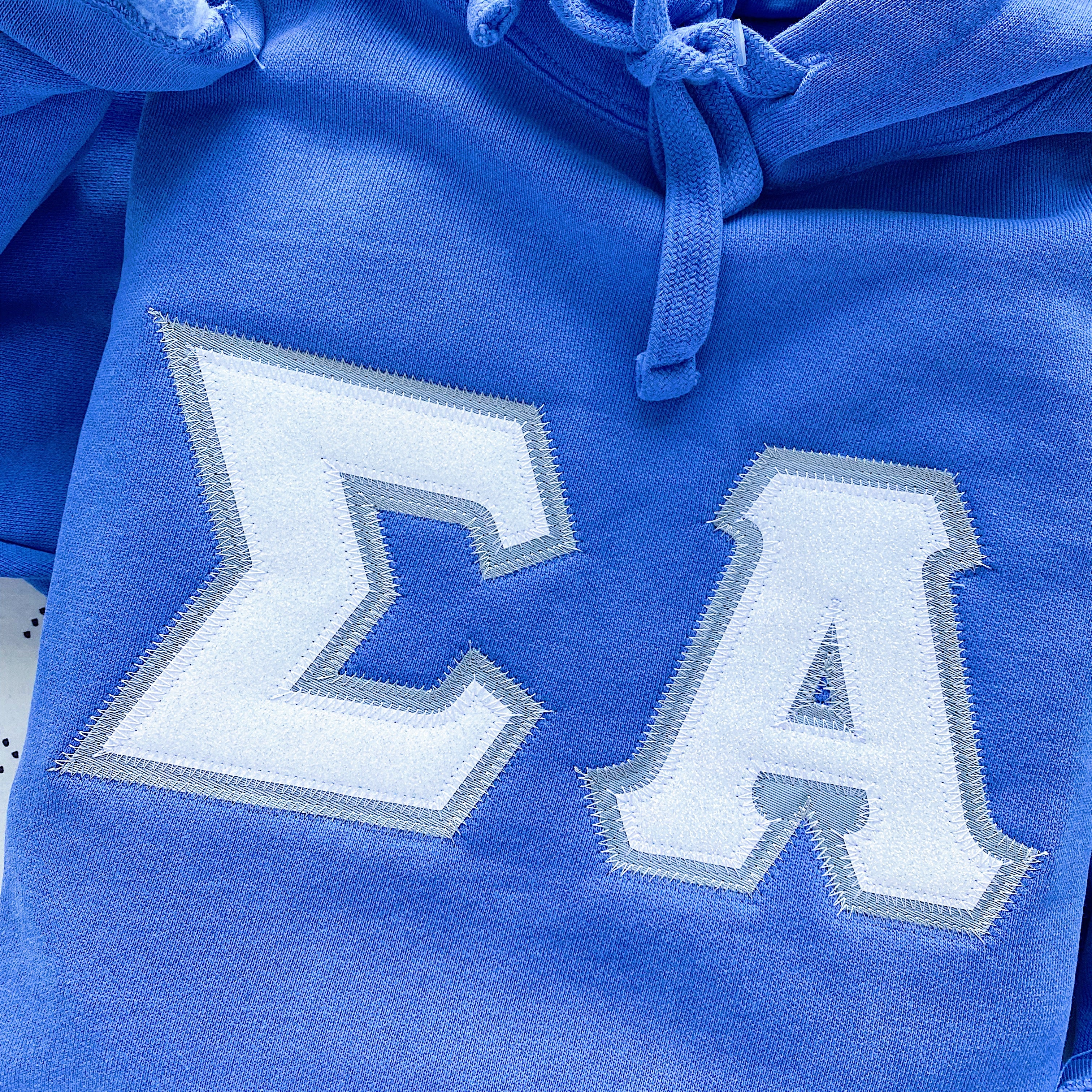 Glitter Greek Letter Hoodie Sweatshirt