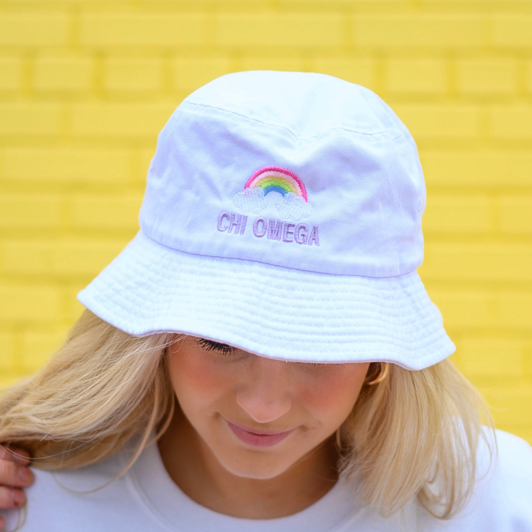 Over The Rainbow Embroidered Bucket Hat
