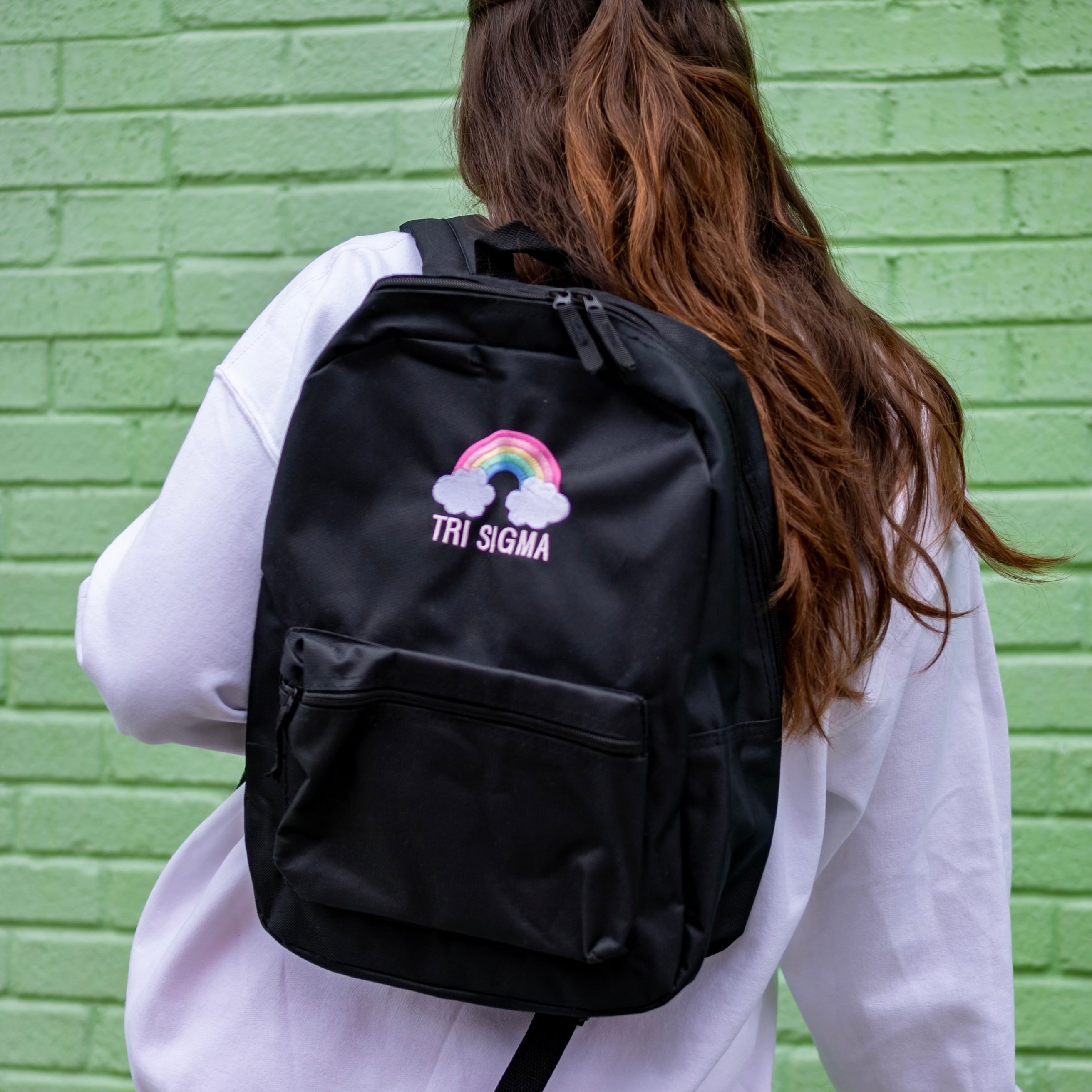 Over The Rainbow Embroidered Backpack