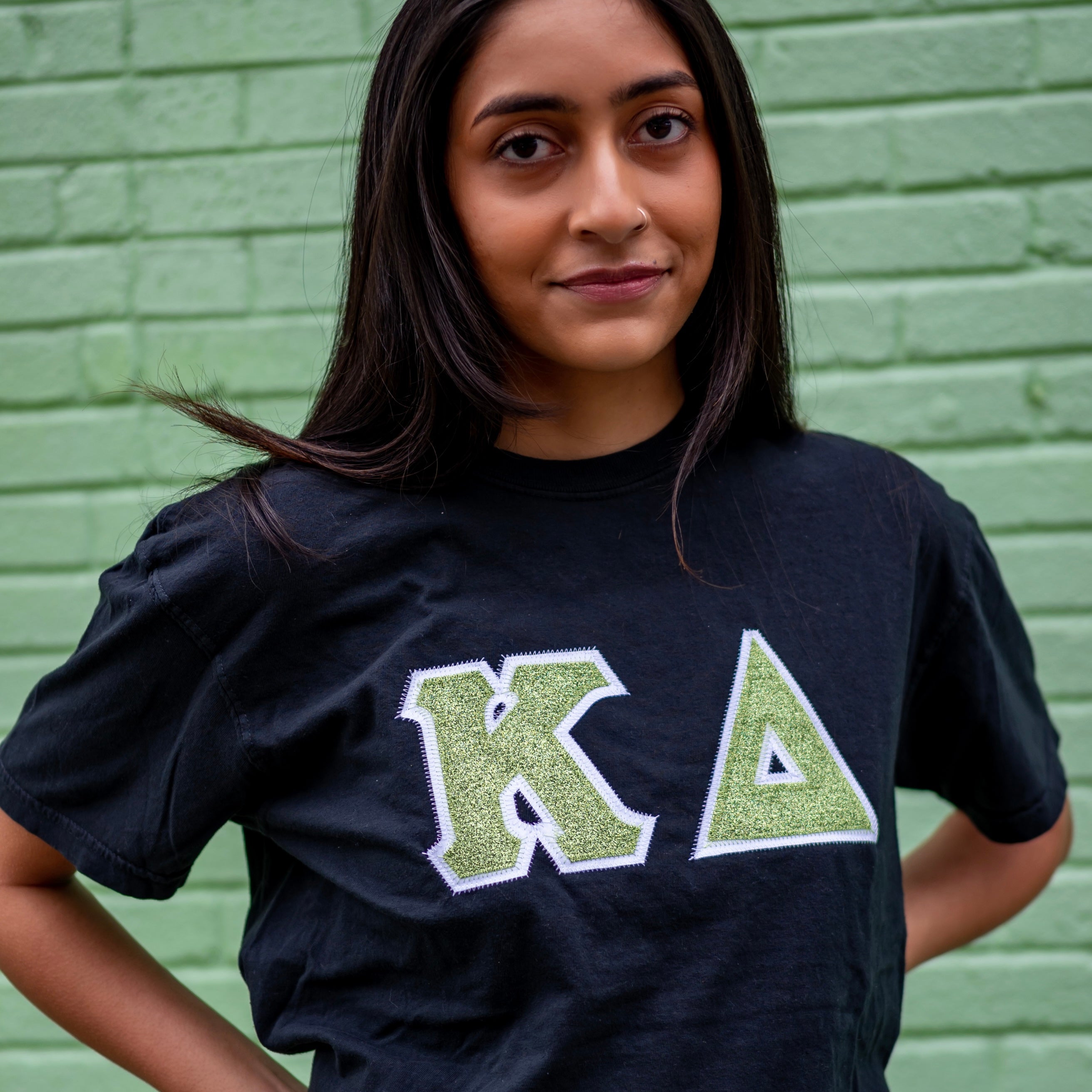 Glitter Greek Letter Shirt