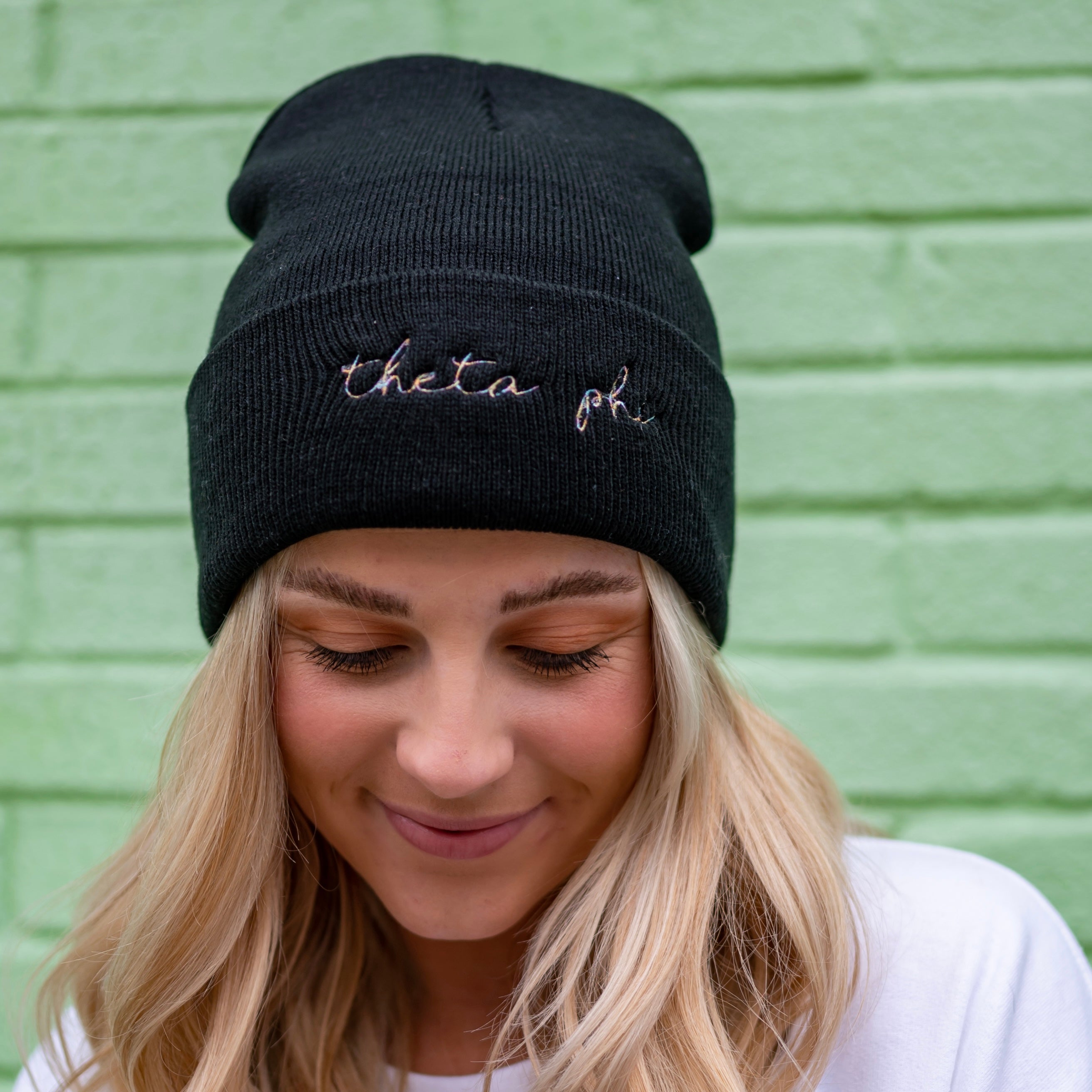 Chasing Rainbows Embroidered Beanie