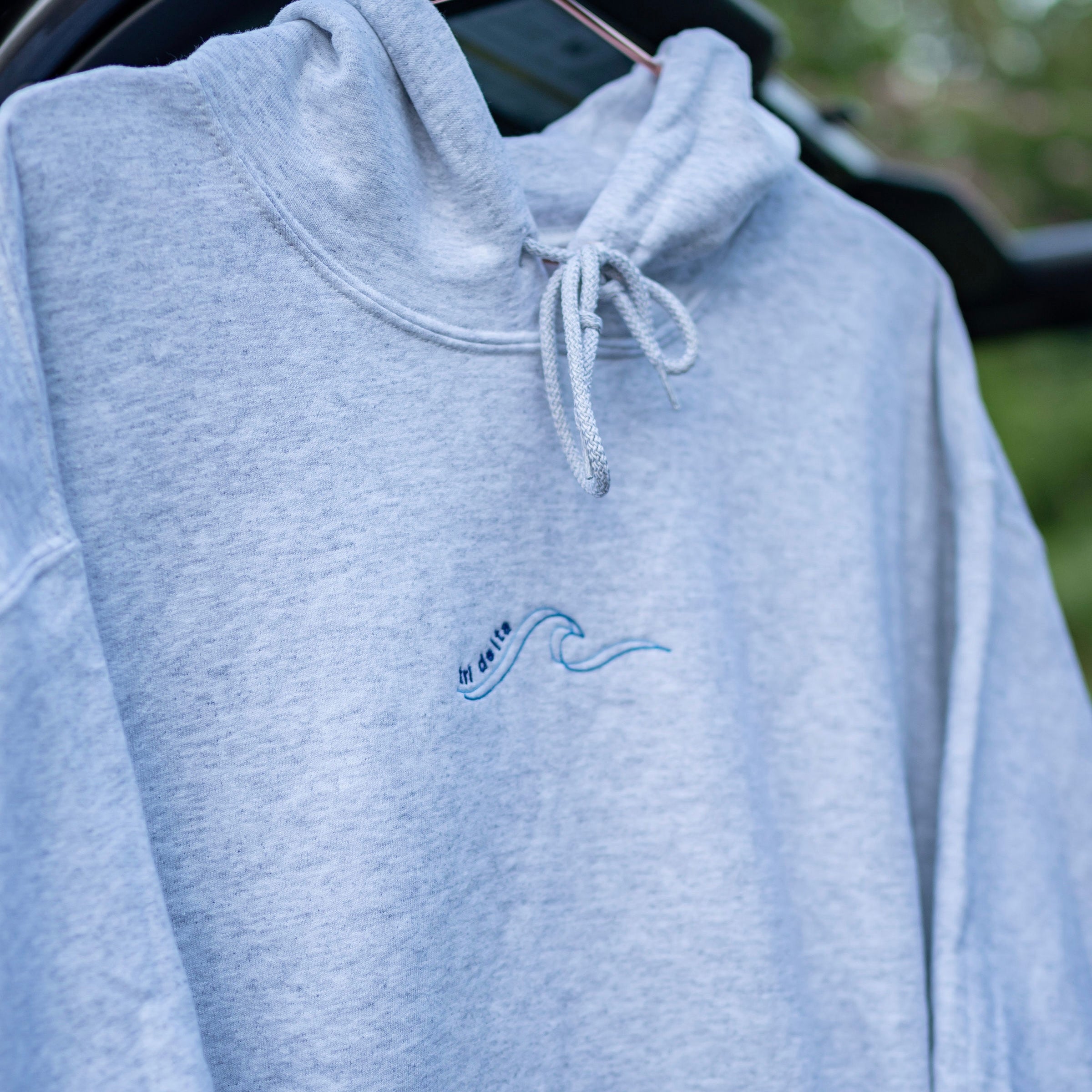 High Tide Embroidered Hoodie Sweatshirt