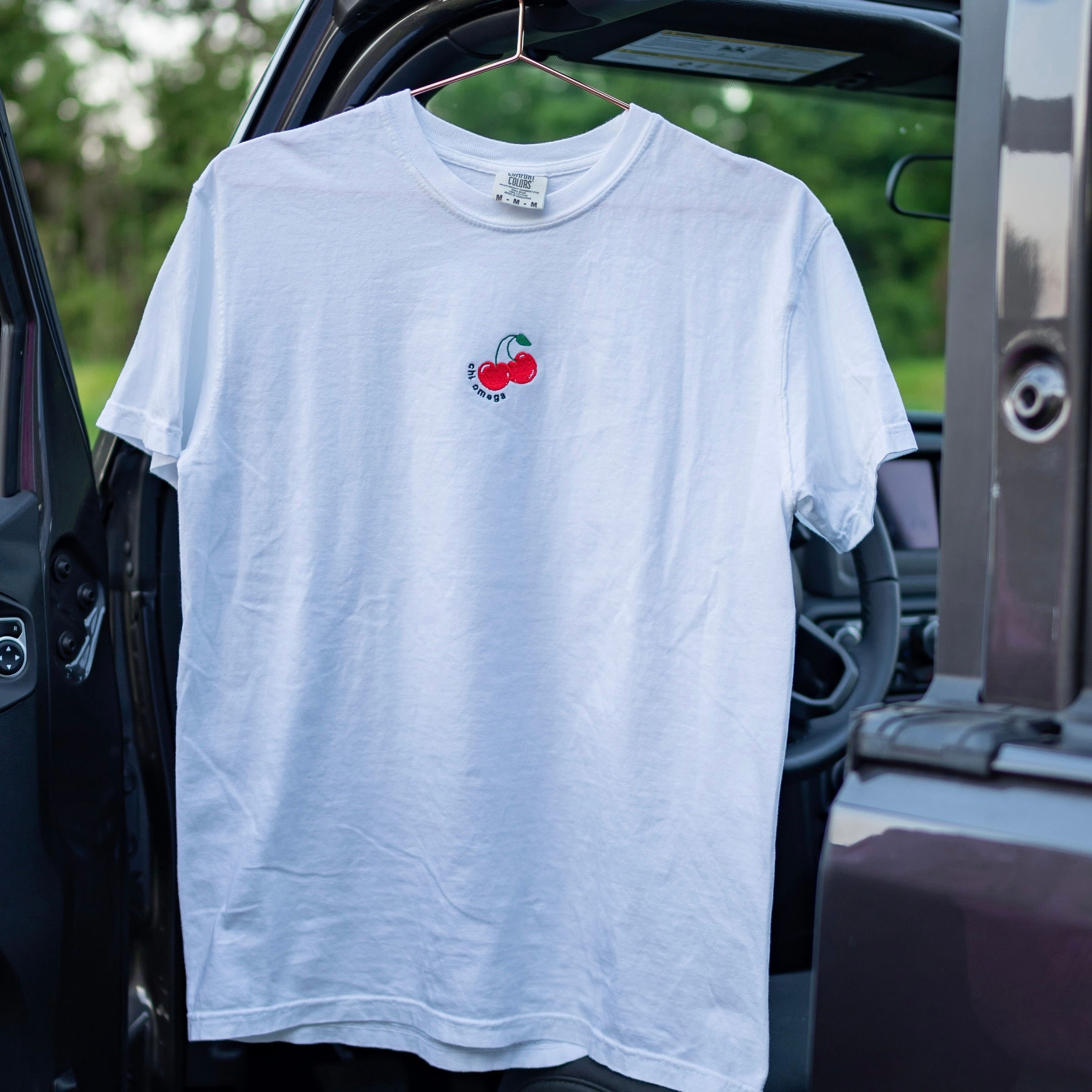 Cherry On Top Embroidered Crewneck Shirt