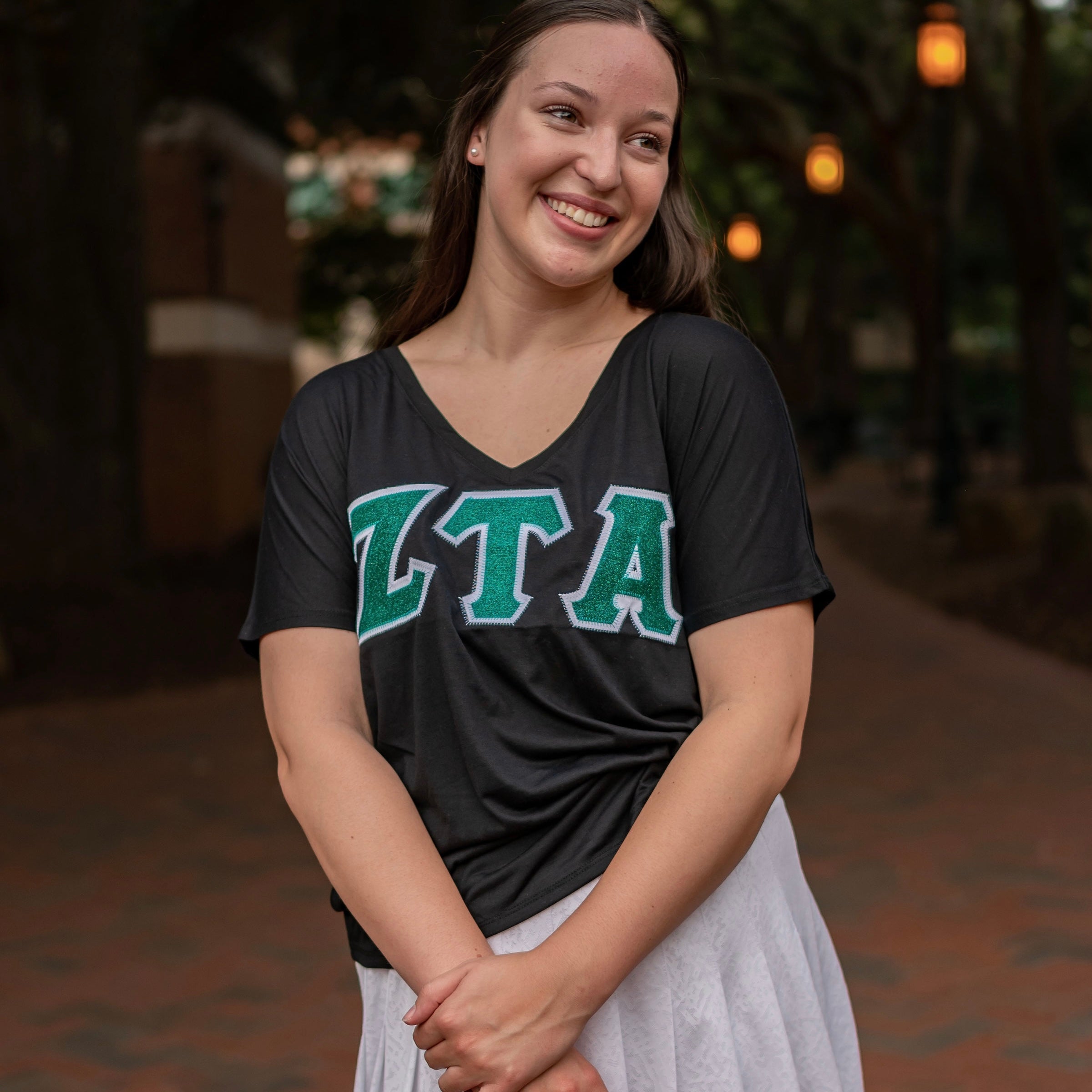 Glitter Greek Letter Shirt